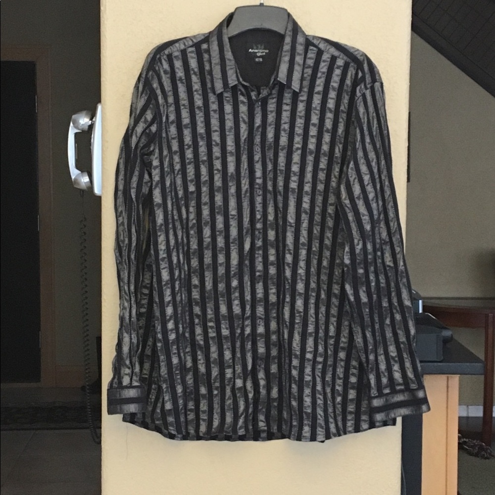 Anonimo Ghost Men’s Dress Shirt XLT EUC